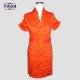 Fashion design women casual spandex plain tight waist cotton retro dress wholesale in cheap price