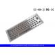 NEMA4 High Vandal-Proof Industrial Mini Metal Keyboard For Kiosk Applications