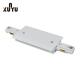 White 110-240V Track Lighting Accessories 3 Wire Straight Line Connector