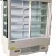 Upright Commercial Glass Door Display Freezer Sliding 2 Door Fan Cooling