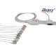Grey Latex Free Medical TPU 1350A Bj-903D EKG Machine Cable