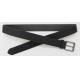 Embossed Lines In Edge Of Mens Casual Belts , Casual Black Leather Belt