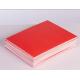 Smooth Surface 30*20cm Red KT Foam Board For Hand Painting