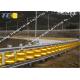 Double Buckets Q235 Q345 Road Rolling Barrier Customizable