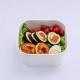 1400ml Square Lunch Bento Box Disposable Takeaway Paper Salad Bowl