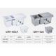 Moisture Proof Metal Kitchen Trash Can Space Saving Size Customized