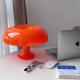 LED Mushroom Decoration Lighting Orange White Mushroom Table Lamp