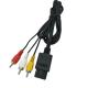 6ft Gamecube Audio Video Cable , AV Composite Cord For Nintendo 64 N64