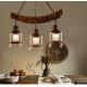 American Light Design Vintage Chandelier Retro Cafe Bar Restaurant Bamboo Loft Pendant Lamp(WH-VP-231)