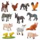Plastic Farm Animals Figures Set 12 Figures Suitable For Ages 3 Years And Up