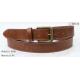 Two Tone Color PU Mens Casual Belts For Jeans , Old Brass Buckle Mens Dress Belts