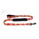 Green / Red Easy Close Nylon Dog Leash , Durable Small / Large Dog Leash