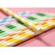 Home Party Decorative Paper Drinking Straws 7.75 Inch Long Attractive Patterns