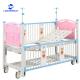 Double Cranks Multifunction Babies Medical Crib Stainless Steel Kids Hospital Bed Manual Child Pediatric Bed Manufacturers