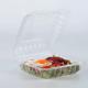 6 Plastic Recyclable Black Clear Hot Food Take Out Container Hinged Lid Disposable PP Plastic Cup