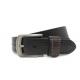 Pin Buckle Full Grian 2.08 Inch Mens Casual Leather Belt
