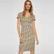 Hot sell woven ladies summer office dress