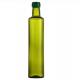 Green Olive Oil Bottle Square and Round Glass With Lid 500 ml 750ml 1000ml Customied