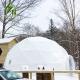 Winter White Outdoor Glamping Hotel Geodesic Dome Tent For Sale