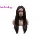 Tangle Free 100% Virgin Peruvian Hair Straight Lace Wig Spilt Ends