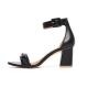 Summer High Heels Women'S Shoes Open Toe Suede Sexy Word Buckle Women Ankle Strap Sandals
