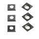 Woodworking Carbide Cutters Inserts 14×14×2.0mm-30° Spiral / Helical Planer Cutter Head