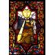 Church Dimming Tempered Stained Glass Decorative Panels High Transparent Glass Film