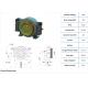 Directly Connected Traction Wheel Type Lift Traction Machine with Optional Table Sheave mm