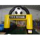 inflatable football field , inflatable portable soccer goal , inflatable football goal
