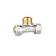 Nickel Plated Brass Compression Elbow , Pex Female Elbow PF5007