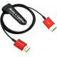 Alvin'S Cables 8K HDMI 2.1 Cable 48Gbps High Speed Ultra Thin HDMI Cable For Atomos Ninja-V 4K-60P 6K-Record, Z-CAM