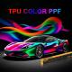 Ultra Colored PPF Wrap Film TPU Auto Paint Protection Film High Flexible 1.52x15m