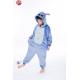 Blue Stitch Kigurumi Onesie Halloween Animal Kids Pajamas Breathable Unisex