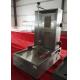 430 Stainless Steel Two Burners LPG Doner Kebab Machine With Spinning Bar