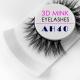 3D Mink Fur Eyelashes Soft Cotton Band Customized Thickness 8 - 27mm Length