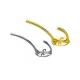 Individual Wall / Cabinet Coat And Hat Hooks , Zinc Alloy Metal Hanging Hooks