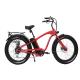 500W Retro Fat Tire Electric Bike 26 Inch Shimano Derailleur system