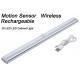 Rechargeable Stick-on Anywhere Portable 20 LED Wireless Motion Sensing Closet Night Light Bar