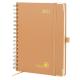 2023 Orange Custom Academic Planner Hardback Spiral Vertical Pages
