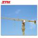 ZTT366 Flattop Tower Crane 16t Capacity 75m Jib Length 3t Tip Load Hoisting Equipment