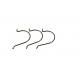 3/8 304 316 stainless steel j hooks heavy duty Nickel Plated For Furniture