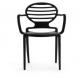 modern outdoor plastic dining Cokka chair furniture