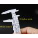 0-80mm Plastic Vernier Caliper Eyebrow Measuring Tool Slide Scale Eyebrow Shape Ruler For Permanent Makeup