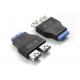 2 ports USB 3.0 A Female to Motherboard 20Pin Adapter with best price