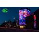 High Transparent LED Screen P10.41 Full Color For Shopping Mall Glass Facade