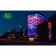 High Transparent LED Screen P10.41 Full Color For Shopping Mall Glass Facade