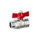 SS  3/4 Brass Ball Valve Male And Female Threaded With Virgin Ptfe Seat And Blow Out Proof Stem