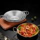 Amazon Hot Selling Cooking Kitchen Cookware Induction Frying Pan Stainless Steel Paella Pans Seafood Frying Pan
