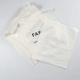 Gravure Printed PE White Bottom Transparent Composite Non-Slip Plastic Bag with Zipper