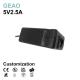 5V 2.5A Desktop Power Adapter Ac To Dc Universal Switching Power Adapter